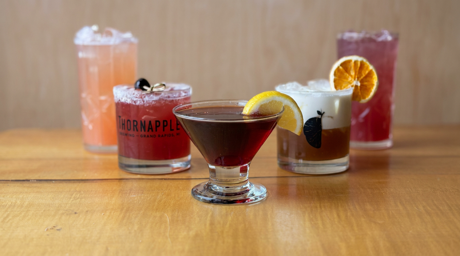 Beer, spirits, and cocktails