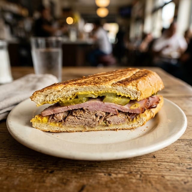 Lunch Cuban Sammie.