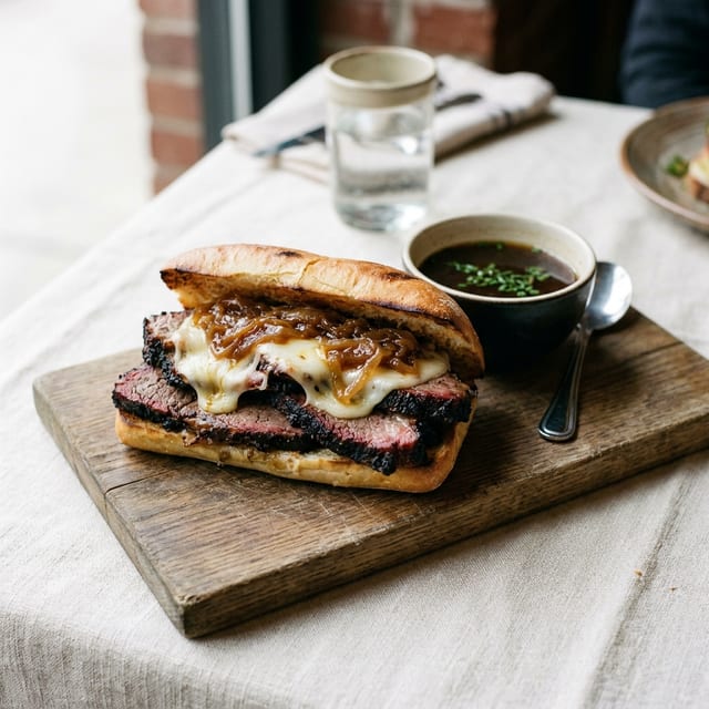 Smoked Brisket Sammie.