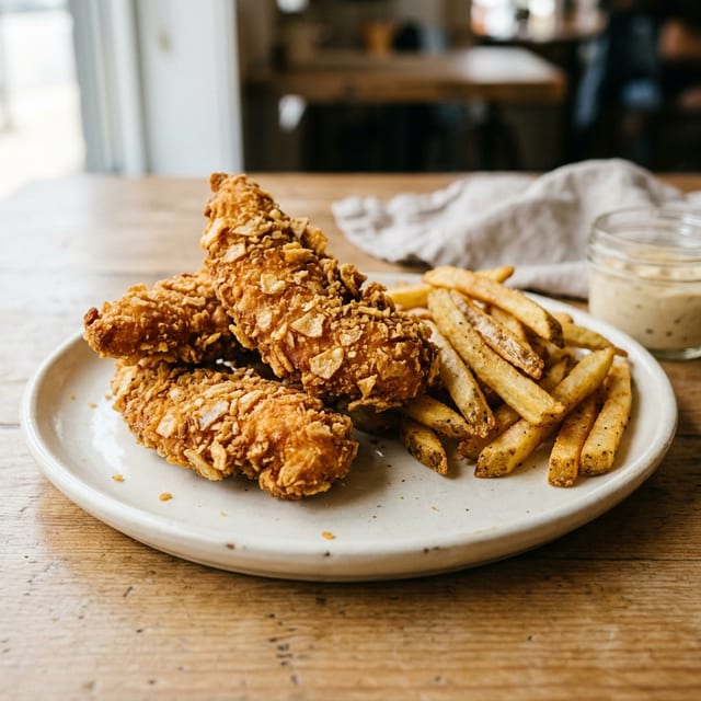 Tater Chip Chicken Tenders.