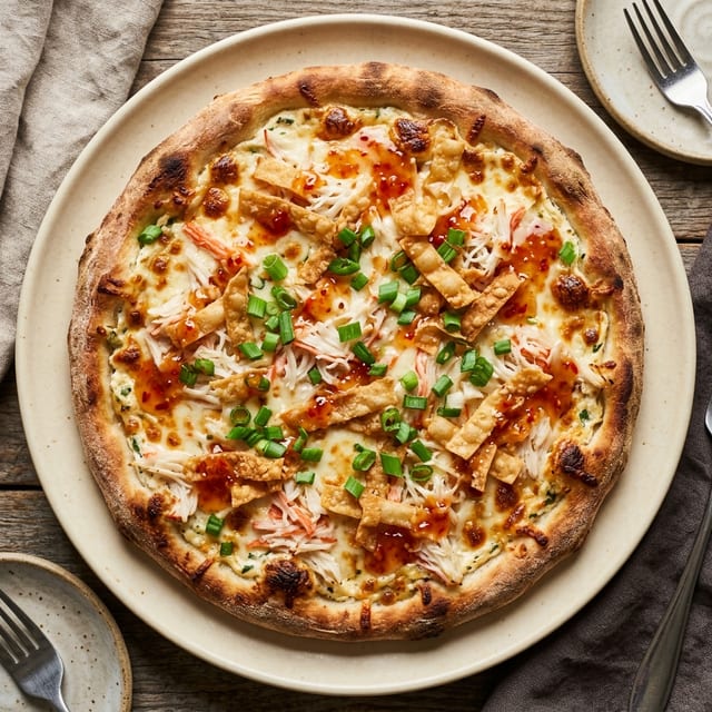 Krab Rangoon Pizza.