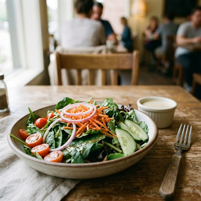 Lunch Simple House Salad.