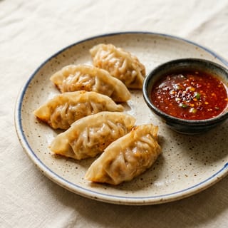 Kimchi Chicken Potstickers
