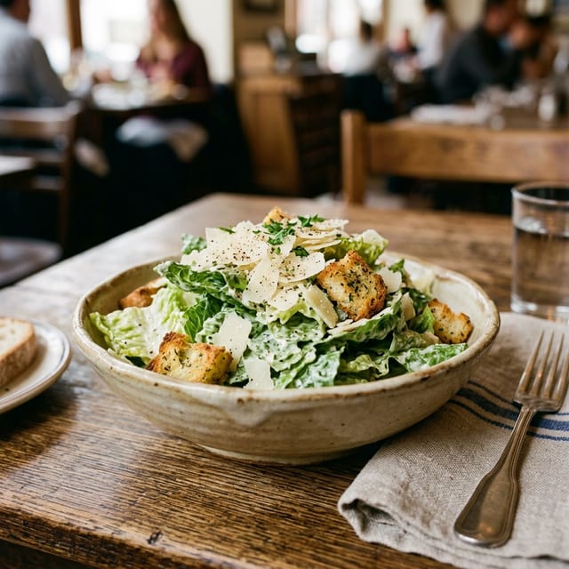 Lunch Caesar Salad.